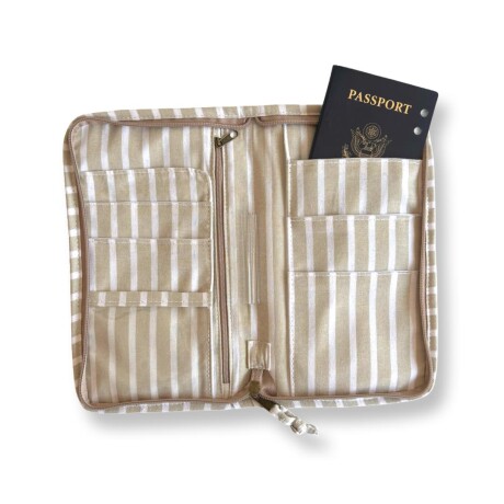 Portadocumentos Travel Coco Beige