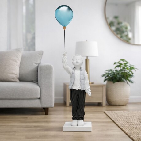 DECORACION BALLOON BOY Blanco - -