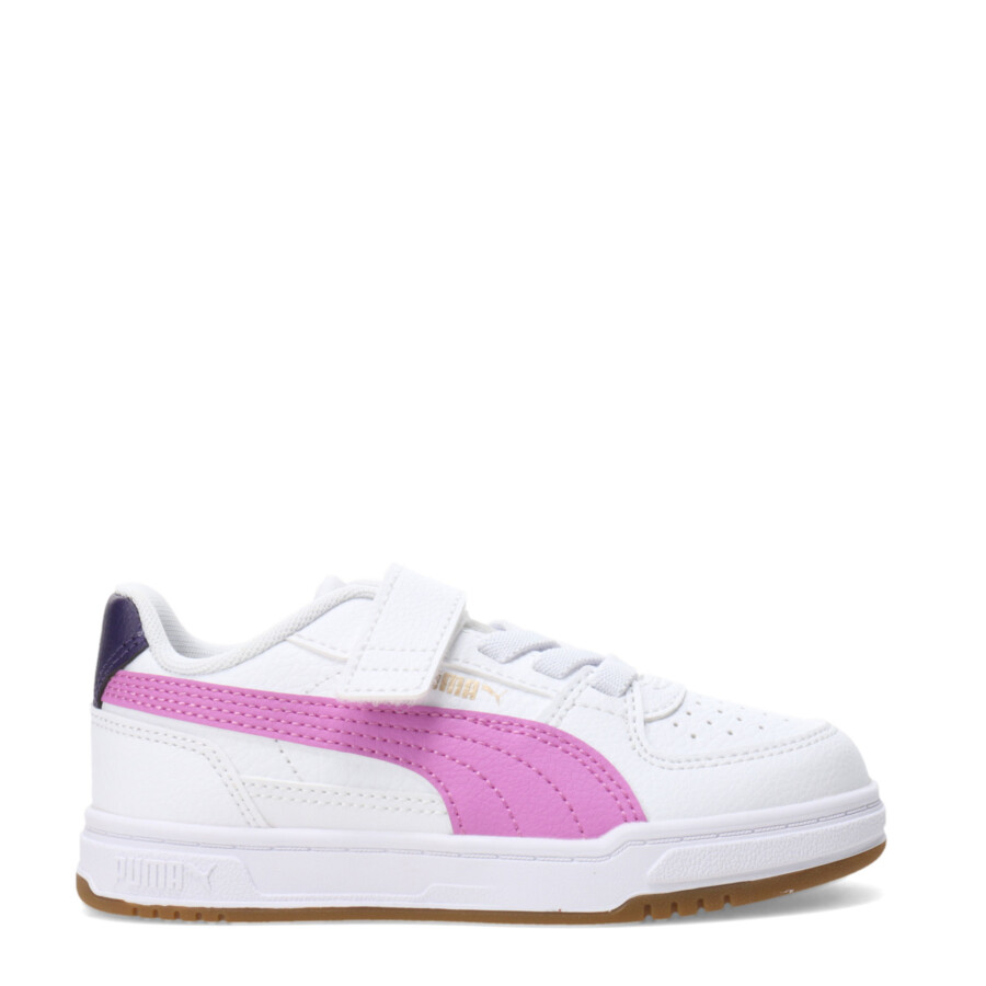 Championes de Niña Puma Caven Iii Ac Ps Blanco - Fucsia