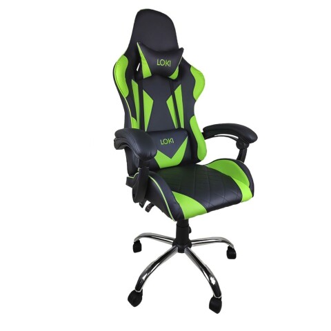 Silla Gamer Empoli EM-GC01 Loki Negro/Verde