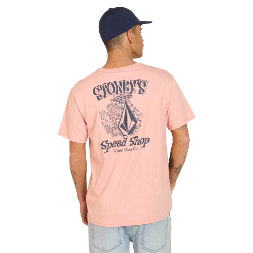 Remera Volcom Abg Static - Rosa Remera Volcom Abg Static - Rosa