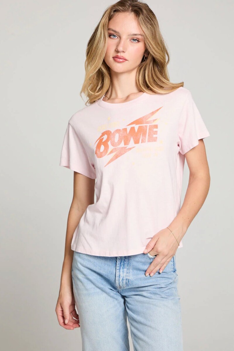 Camiseta Bowie Rosa