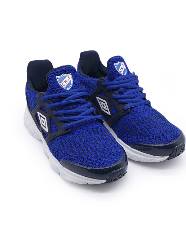 Calzado Bounce Nacional Hombre Azul Royal, Blanco