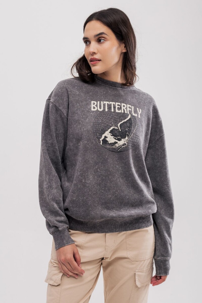Buzo oversize Bari Gris
