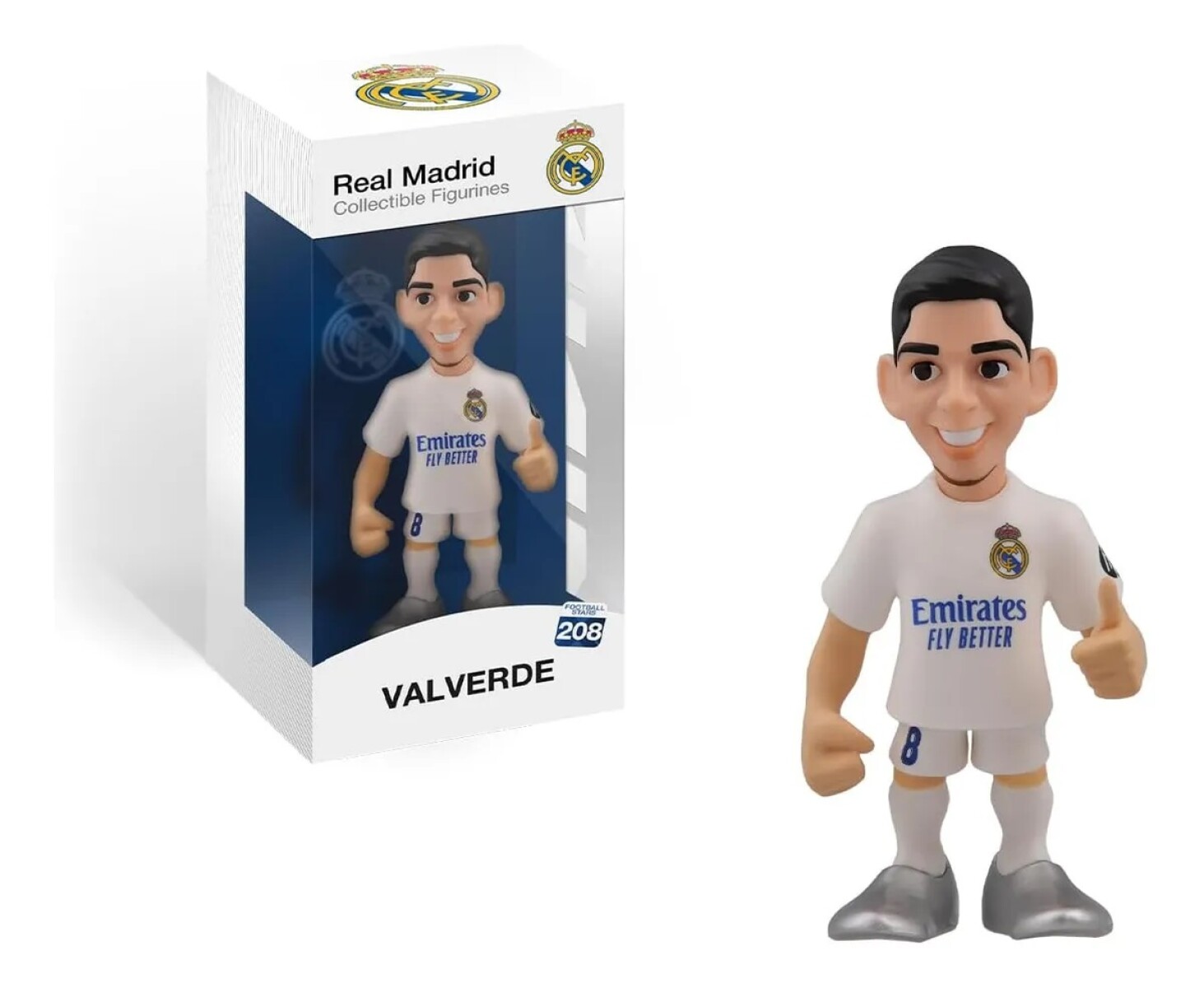 Figura Minix Coleccionable 3d Federico Valverde Real Madrid 