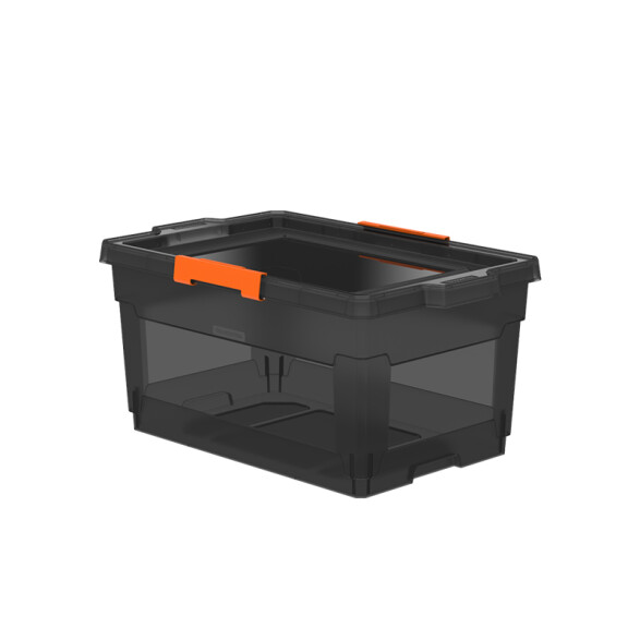 Caja organizadora en ppl ahumado 60 litros -TRAMONTINA TD0159