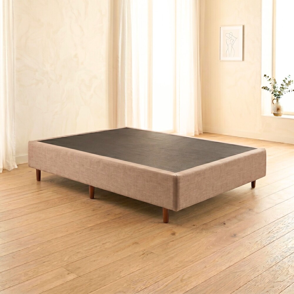 Base Sommier 1 Plaza 1/2 Media - Mannes Beige