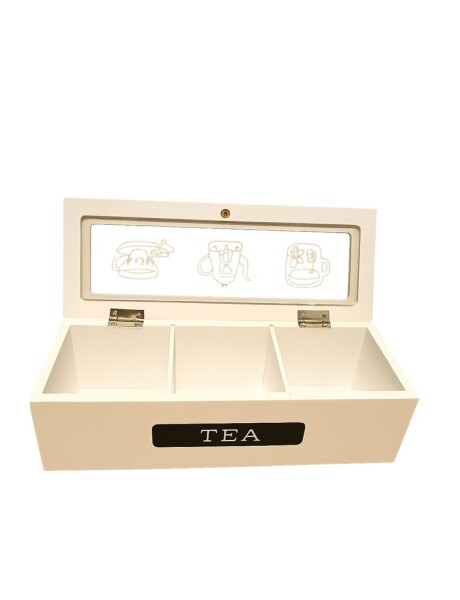 CAJA DE TE 3 DIVISIONES 23x8x7CM MADERA TEA CAJA DE TE 3 DIVISIONES 23x8x7CM MADERA TEA
