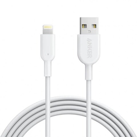 Cable ANKER PowerLine II Lightning Connector 6ft C89 White Cable Anker Powerline Ii Lightning Connector 6ft C89 White