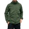 Campera chaqueta tactica con capucha en RipStop Verde