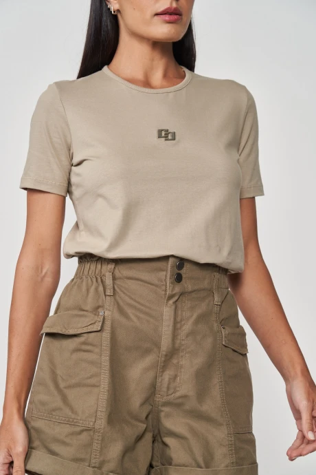 Remera Daisy Beige