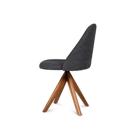 Silla Giratoria Karol 141- Tela Microfibra 227 (Grafito)