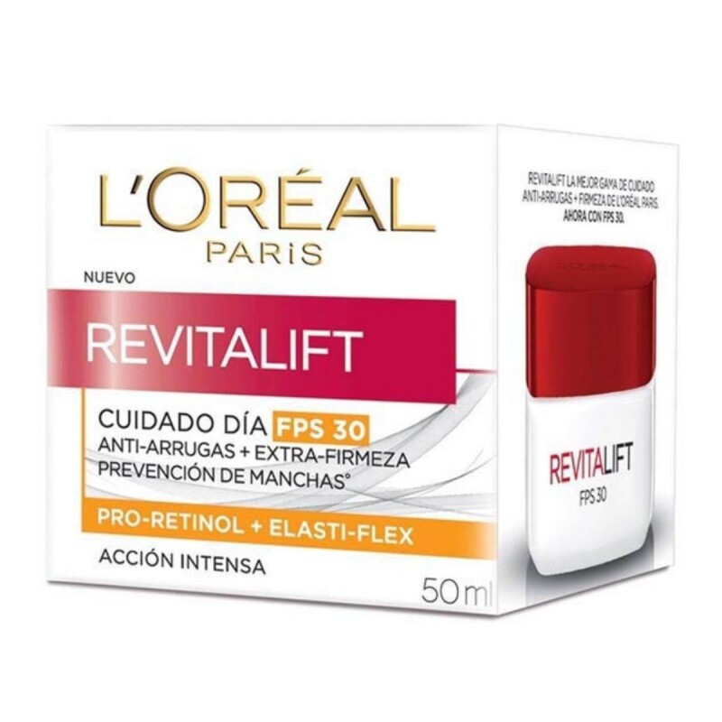 Crema Facial L'Oréal Revitalif Día FPS +30 50 ML Crema Facial L'Oréal Revitalif Día FPS +30 50 ML