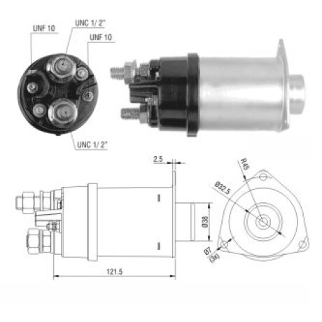 AUTOMATICO DE ARRANQUE - DELCO REMY 42MT 12V ZM AUTOMATICO DE ARRANQUE - DELCO REMY 42MT 12V ZM