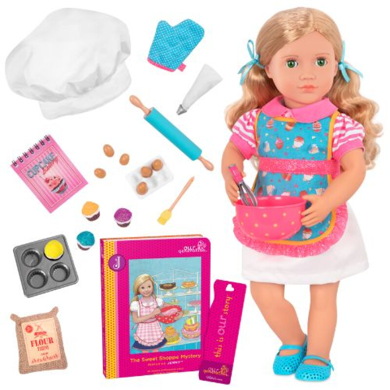 MUÑECA DELUXE REPOSTERA - JENNY - Our Generation Muñeca Deluxe Repostera - Jenny - Our Generation