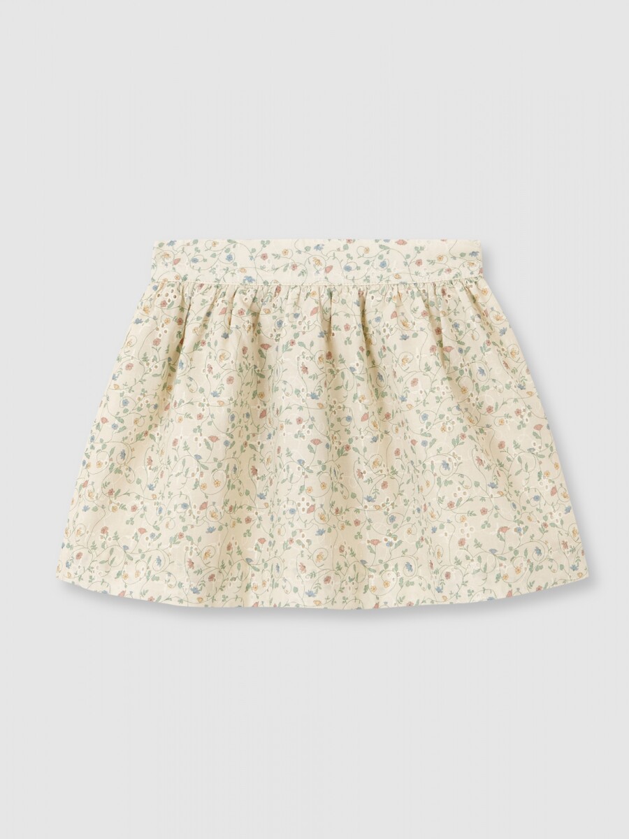Falda Estampada Piedra