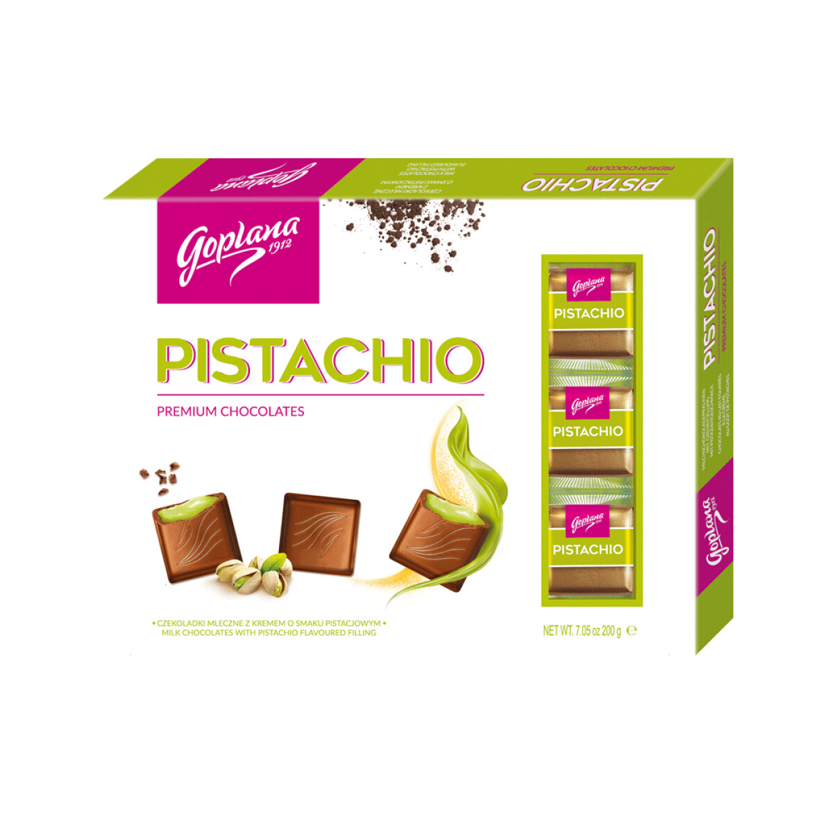 Goplana Caja de bombones con pistacho 200 g 