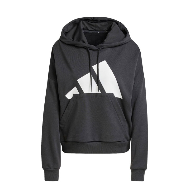 Canguro de Mujer Adidas Essentials Big Logo French Terry Negro - Blanco