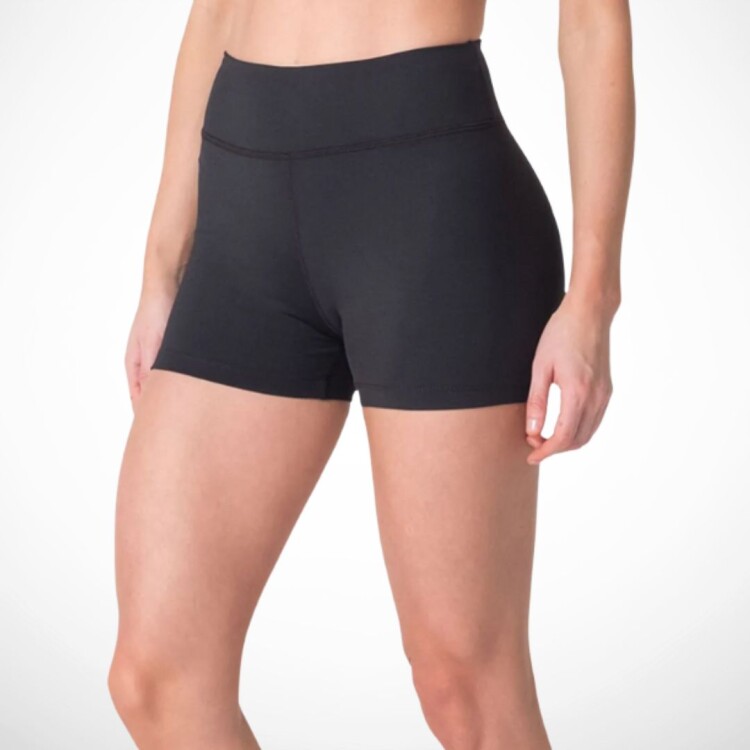 CALZA CORTA TIRO ALTO FLAT LIFE FILA NEGRO