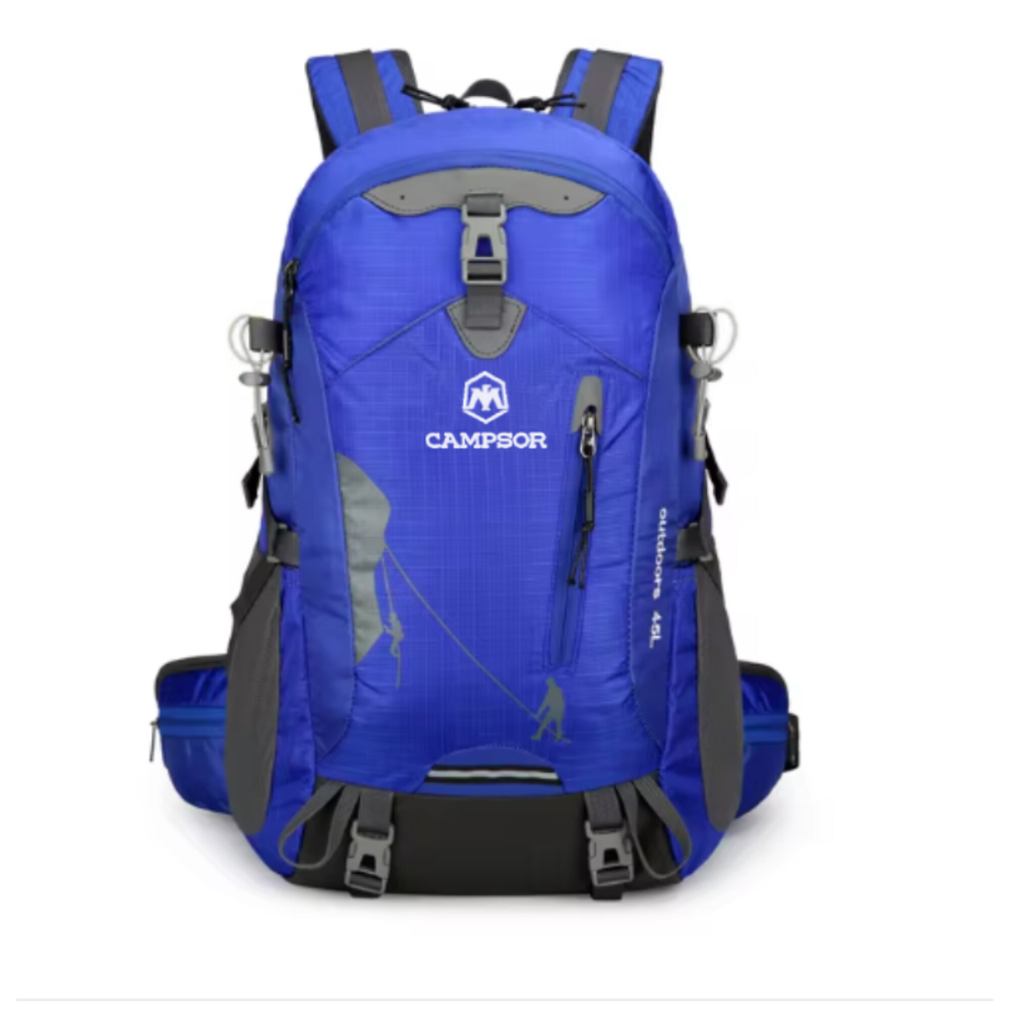 Mochila de trekking Outdoors 45L CAMPSOR Azul — Aventureros