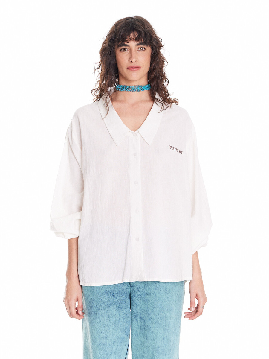 Camisa Cisne - Off White 