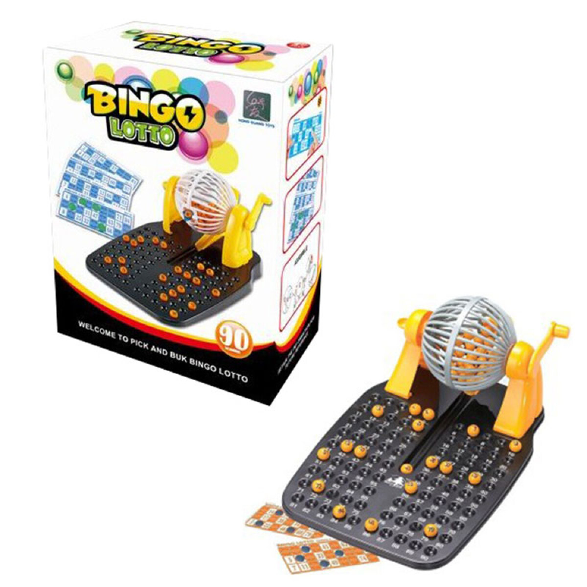 Outlet Bingo juego de mesa 90 números 19x24 cm - Outlet Bingo Juego De Mesa 90 Números 19x24 Cm 