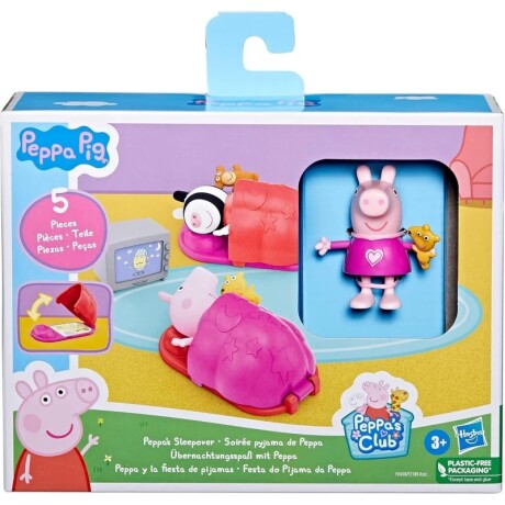Playset Pappa Pig Peppa y la Fiesta de Pijamas 001