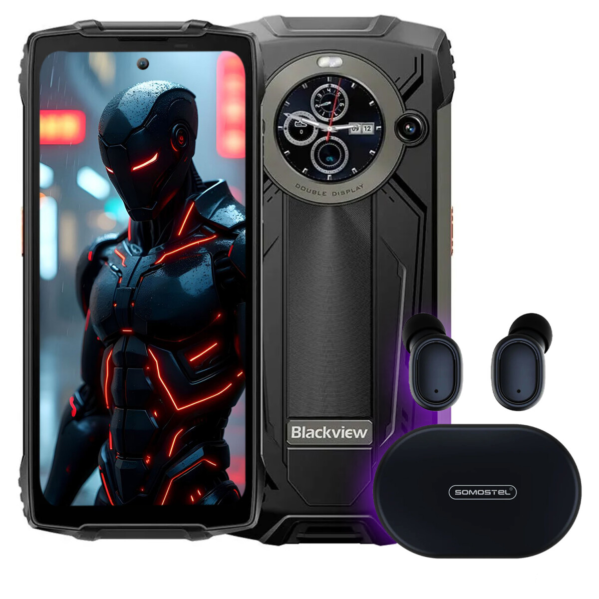 Blackview Bv8200 36 Gb Ram 256gb 4g + Regalo - PK CEL BLACKVIEW BV8200 12/256 4G NEG+RE 