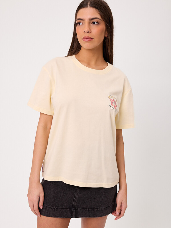 T-SHIRT HIDAYA RUSTY Crema