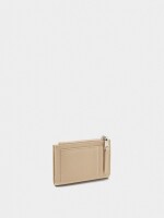 Cartera Con Textura Suave beige