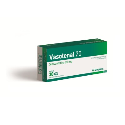Vasotenal 20 Mg. 30 Comp. Vasotenal 20 Mg. 30 Comp.