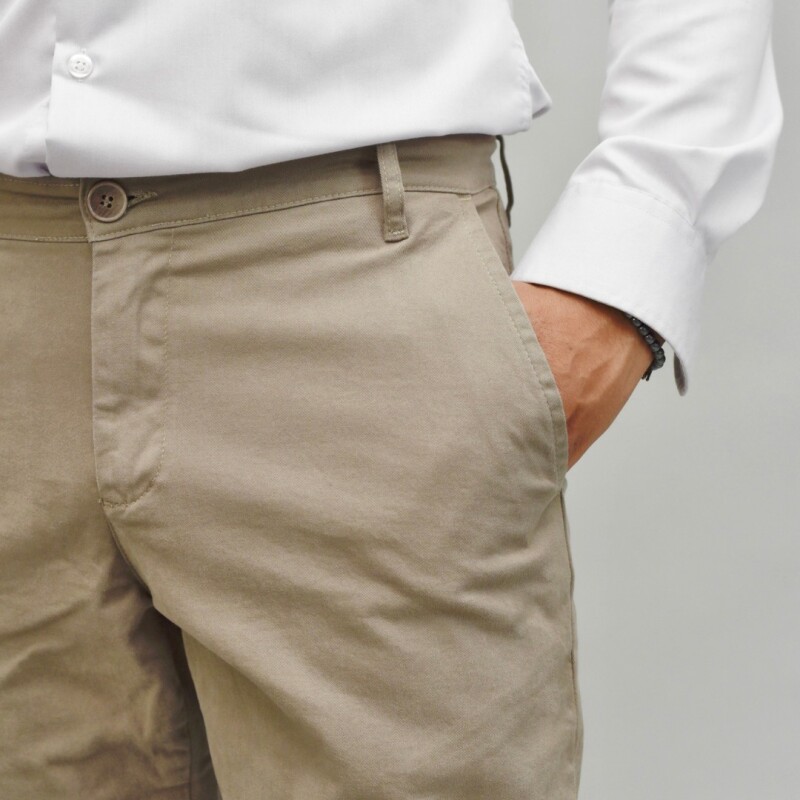Pantalón Duo Core Beige oscuro