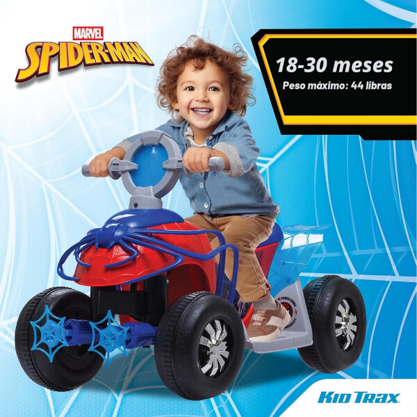 Cuatriciclo A Batería Para Niño Spiderman 51718 CUATRICICLO SPIDERMAN DISNEY 51718