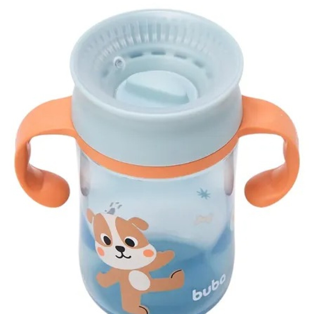 Vaso 360 BUBA pastel colors perrito celeste