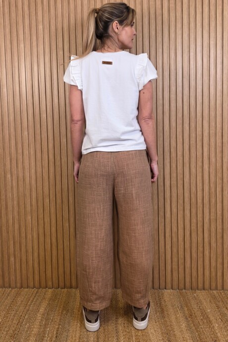 Pantalon Hans Puro Lino Tostado