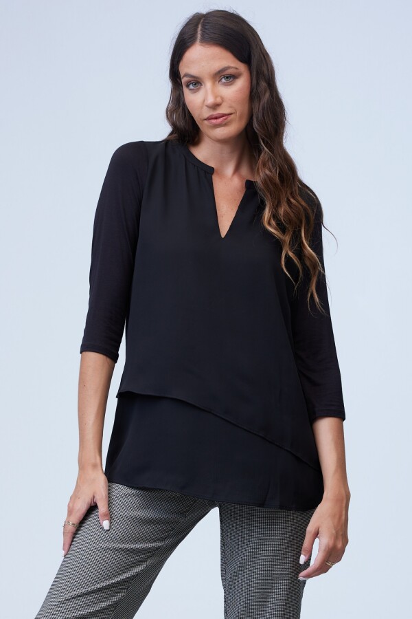 Blusa Layers NEGRO