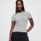 SS CLOSEKNIT CREW - 23 1/2 BC15 LT GREY HEATHER