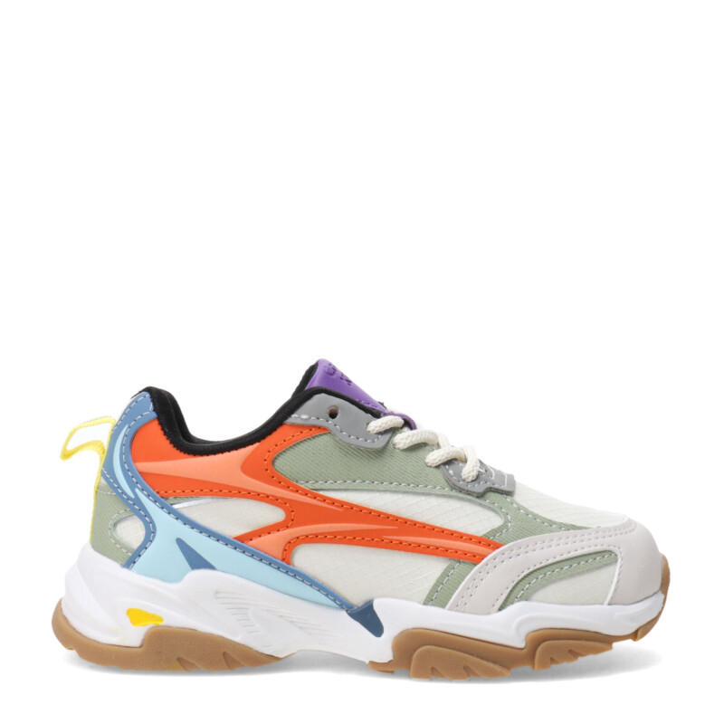 Championes Infantiles Croco Kids GRIPO acordonado Multicolor