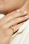ANILLO ALEACIÓN METALES BAÑADA EN ORO 18K Anillo