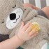Peluche Nutria Bebé Respira Y Relaja Dormir Niño Tendencia Color Variante Blanco