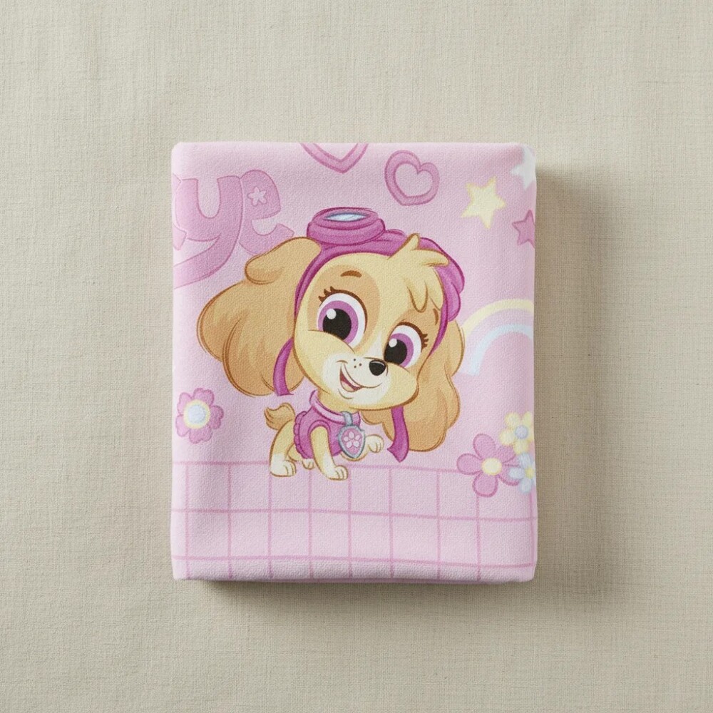 Toalla capucha PAW PATROL rosado