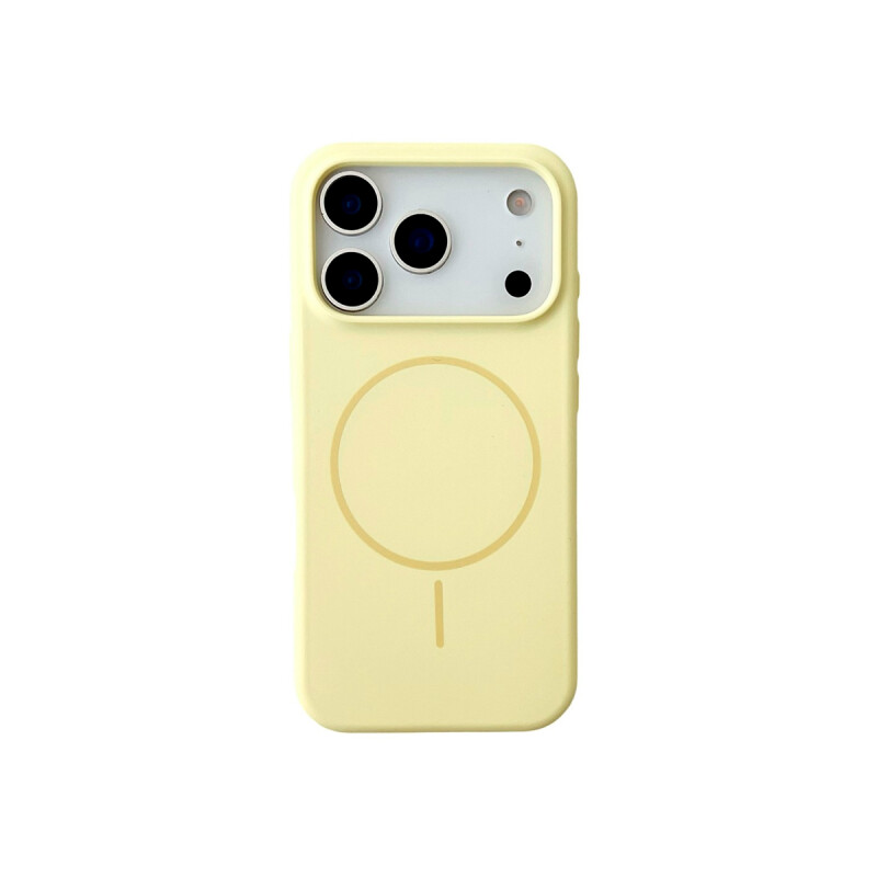 Protector para iPhone 17 Pro engomado MagSafe color amarillo Protector Para Iphone 17 Pro Engomado Magsafe Color Amarillo