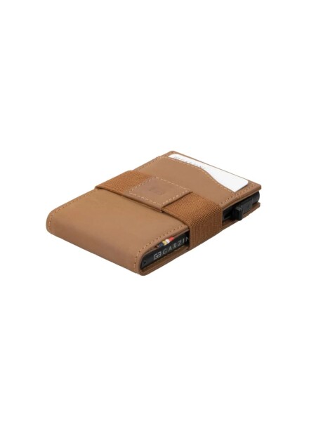 METALCARD H.SLIM ID WIND. WALLET CAMEL BROWN