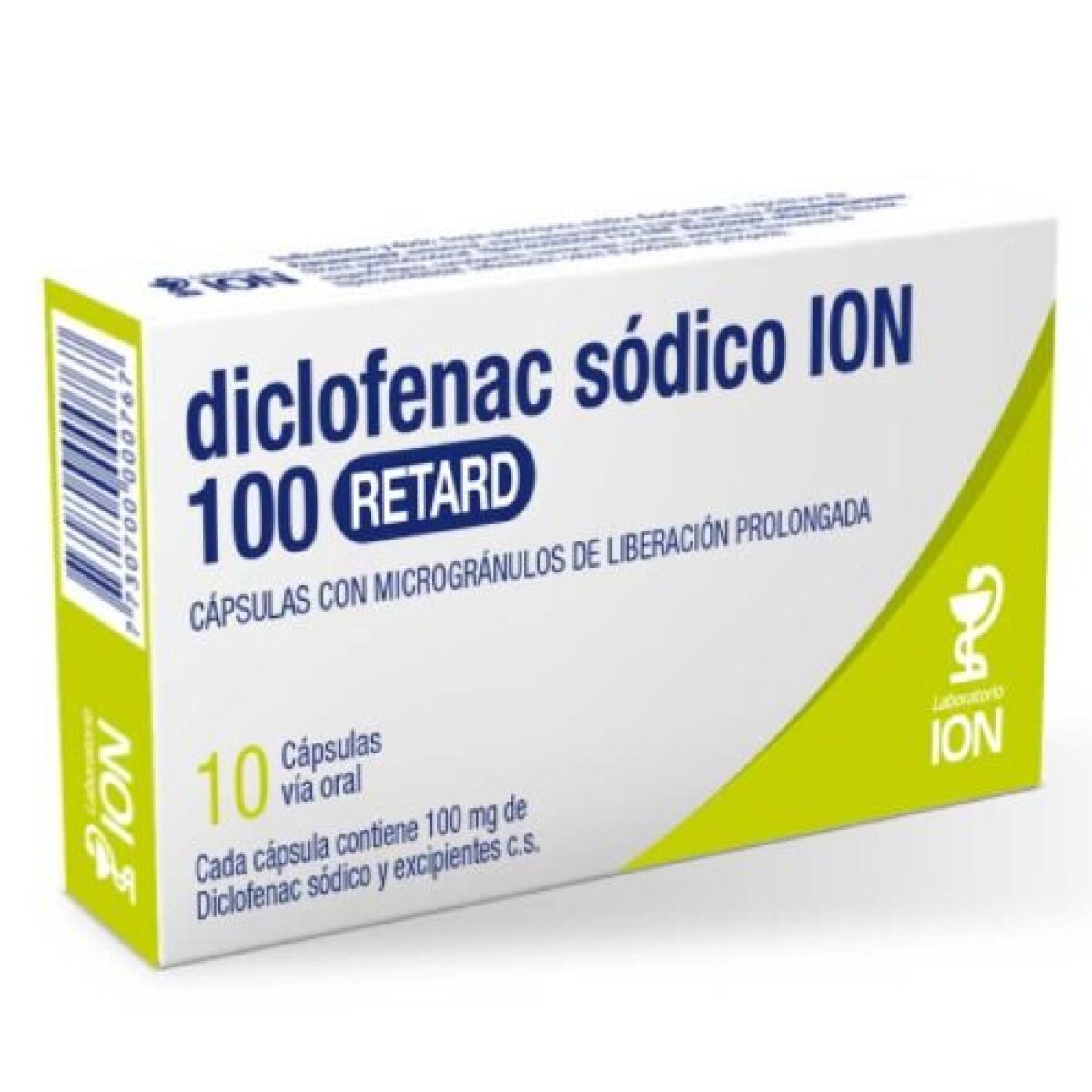Diclofenac Ion Retard 100 mg x 10 cápsulas 