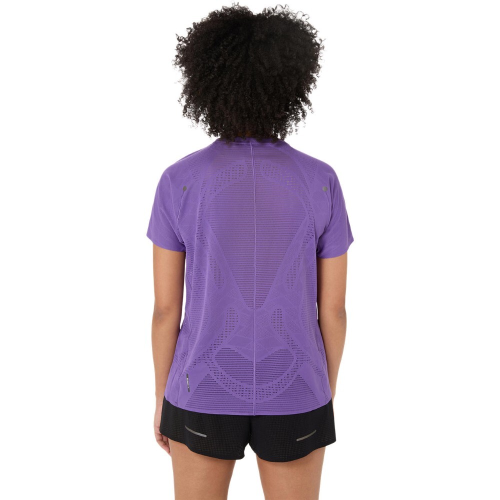 Polo Running Metarun Ss Top Mujer Edo Purple