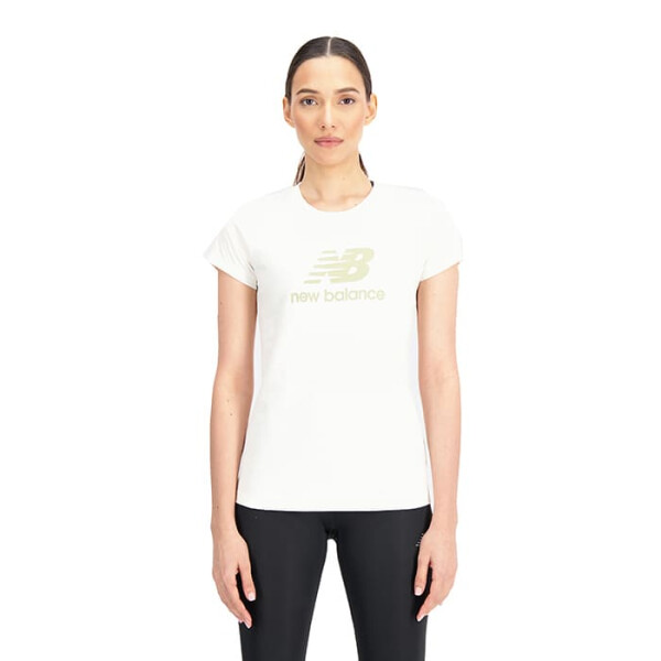 Remera New Balance Essentials de Mujer - WT31546SST Blanco