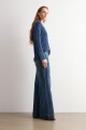 Jean wide leg Flora jean medio