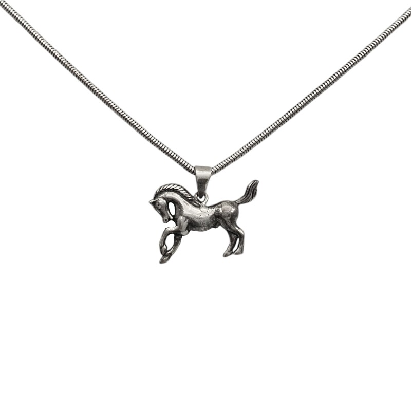 Dije Colgante Caballo-Plata 925-Sin Piedra-CP3450 sinpiedra