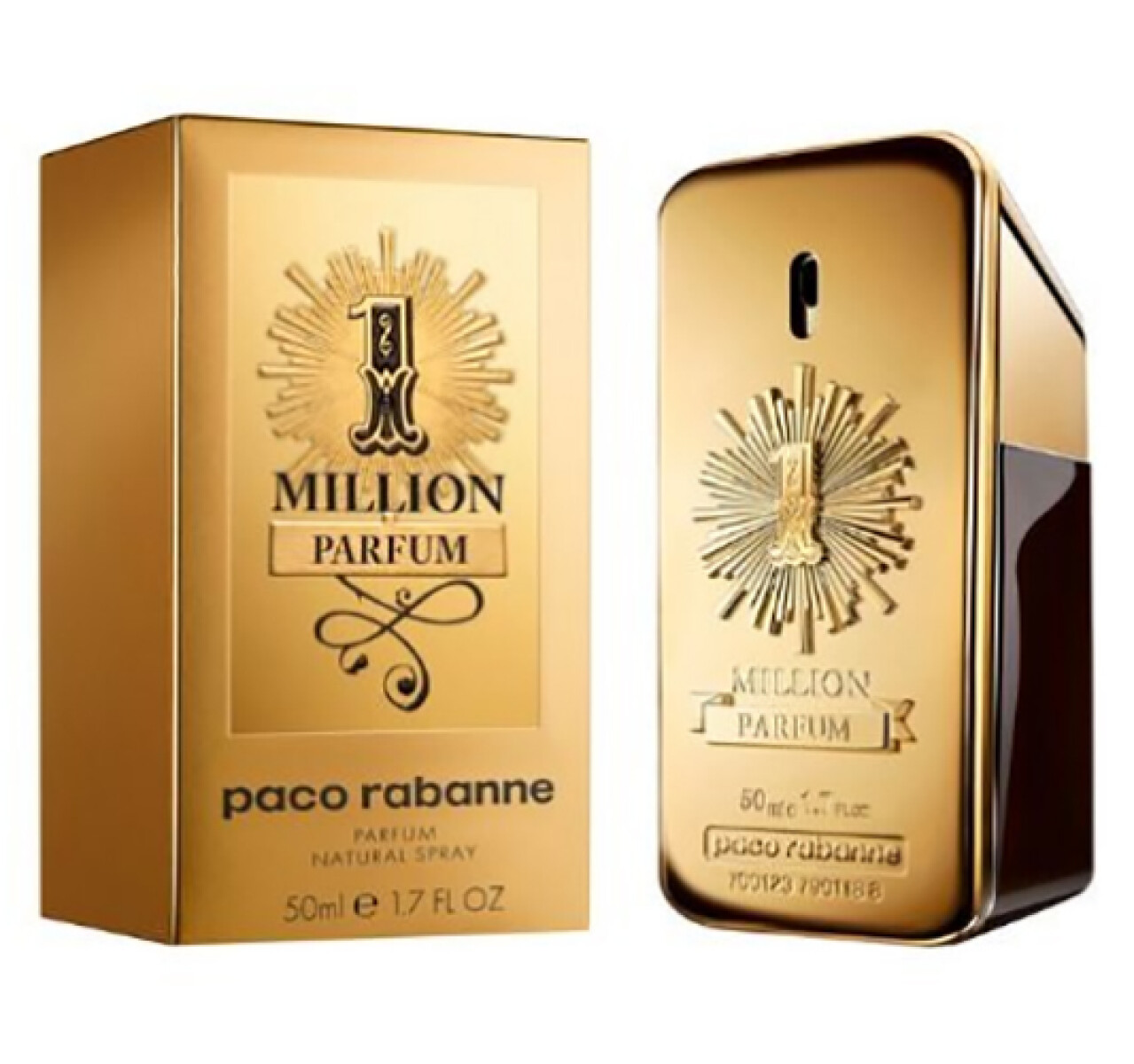 PERFUME PACO RABANNE ONE MILLIOM Parfum 50ML-(Hombre) - Sin color 