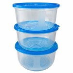 TUPPER CRISPER DE PLÁSTICO SET x3 TUPPER CRISPER DE PLÁSTICO SET x3